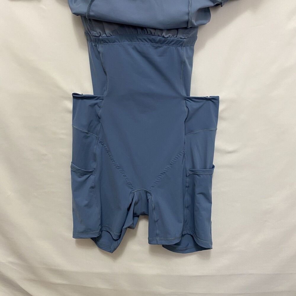 Popilush Blue Athletic Tennis Womens Dress Crisscross Back Built-In Shorts M - Picture 8 of 13